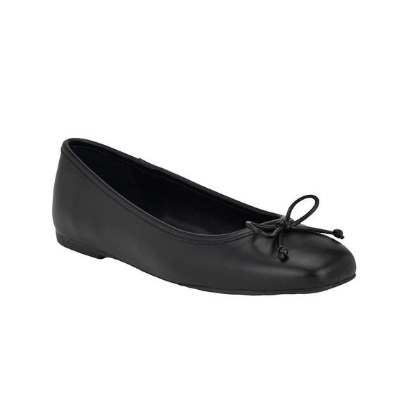 CALVIN KLEIN Women's Bronte Slip-On Square Toe Dress Flats Black Size 10 - Picture 1 of 7